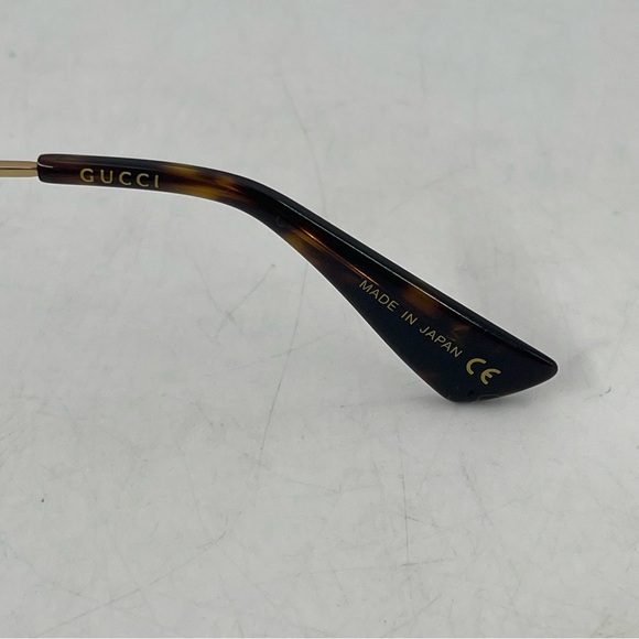 NEW! Gucci Aviator Metal Sunglasses Gold/Green/Red Frames Grey Lens 100% UV - Picture 12 of 16